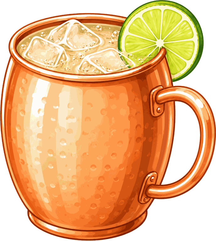 Ginger Lime Mule mocktail